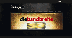 Desktop Screenshot of laermquelle-records.de